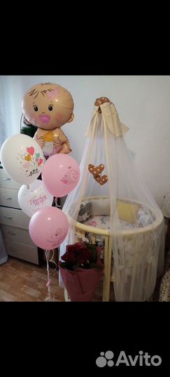 Детская кроватка трансформер + матрасы +бортики