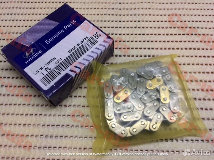 Цепь распредвалов оригинальная хендай акцент