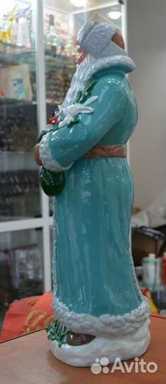 Дед мороз партизан (гипс. высота 40 см )