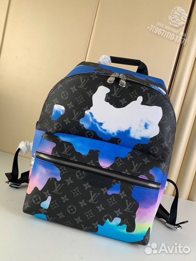 Рюкзак мужской Louis Vuitton Disocery синий