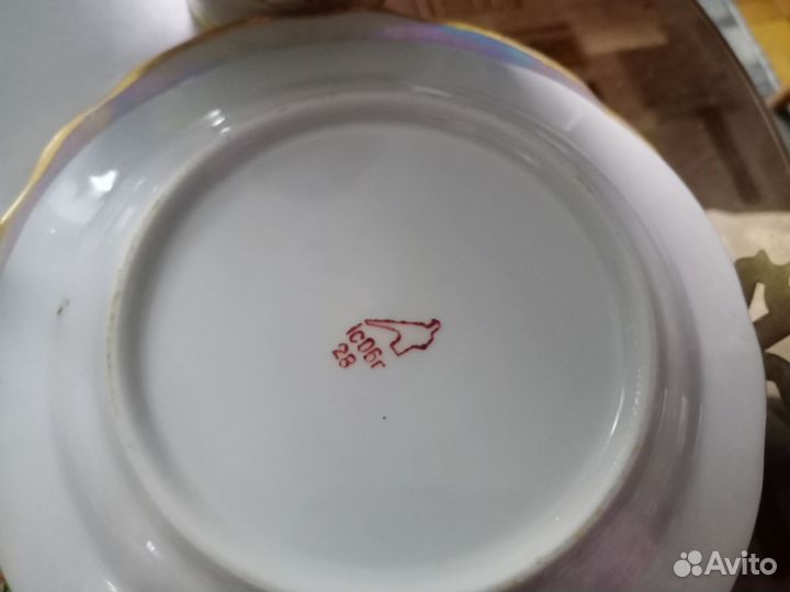 Сервизы чайные фарфоровые СССР