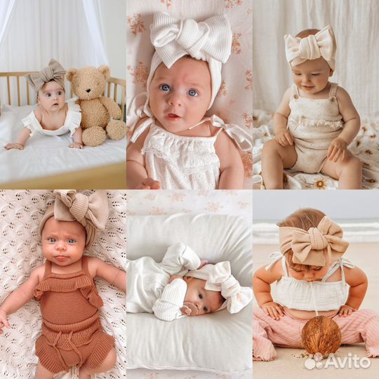 Бантик повязка Солоха для девочек