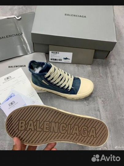 Кеды женские джинсовые Balenciaga