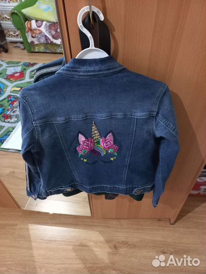 Джинсовка для девочки 140