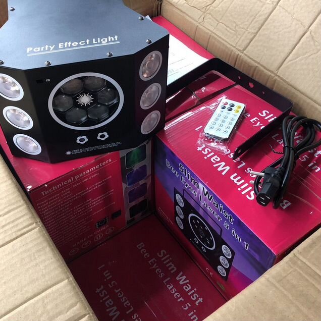 Светомузыка 5в1 Slim Waist Bee Eyes Laser