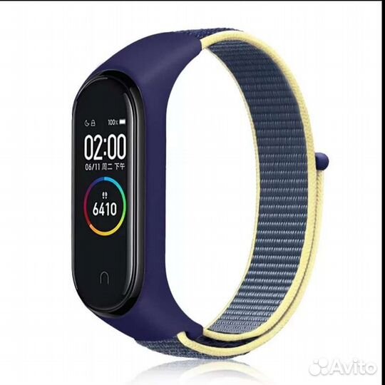 Новые силиконовые ремни mi band 5/6