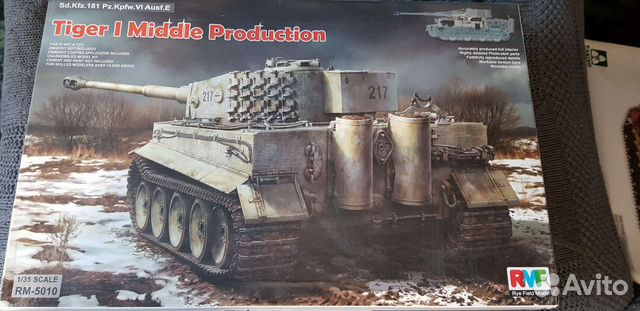 Модель танка тvi Tiger,1/35