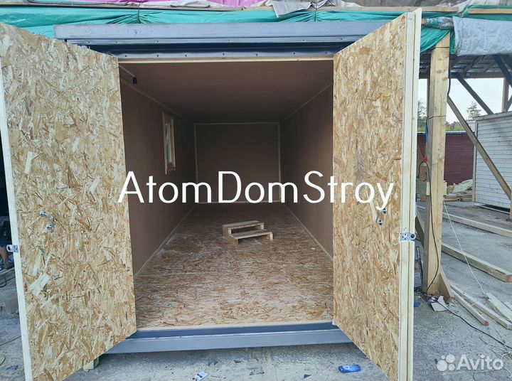 Бытовка деревянная утепленная с электрикой