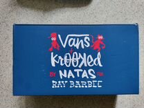 Слипоны vans х krooked skate BY natas 9.5 US