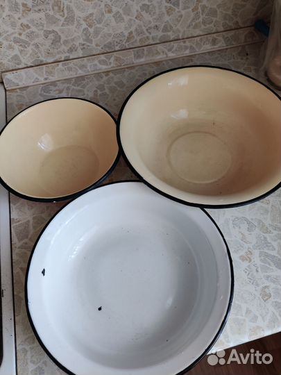 Миски эмалированные
