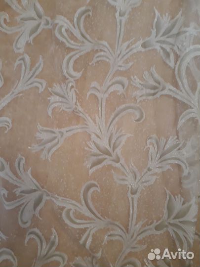 Тюль и карниз