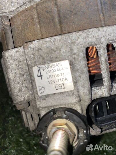 Генератор QR20DE Nissan X-Trail NT30 23100AU40A