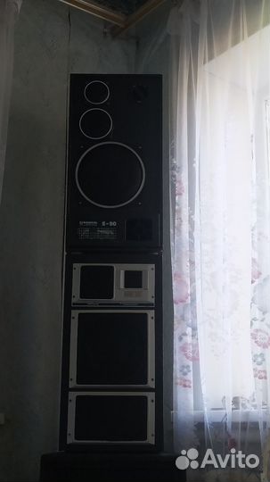 Колонки radiotehnika s90 в комплектом с 90ас-001