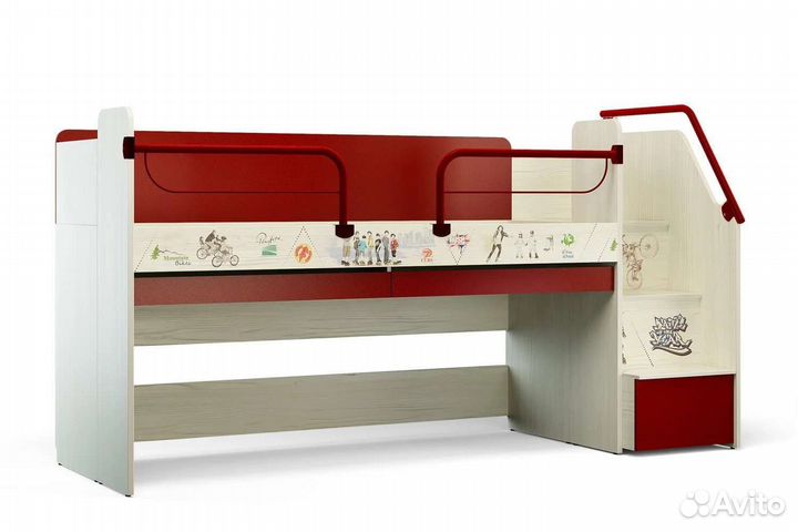 Детская кровать чердак