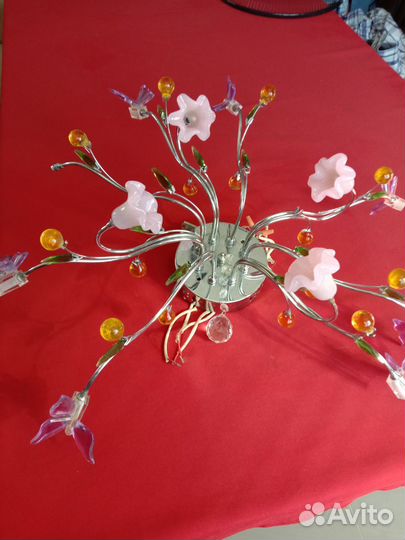 Люстра потолочная светодиодная бу