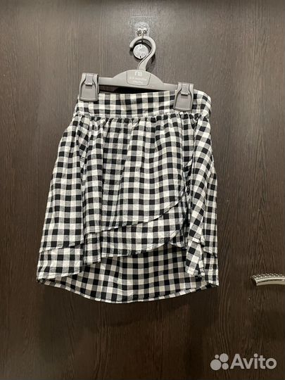 Юбка в клеточку