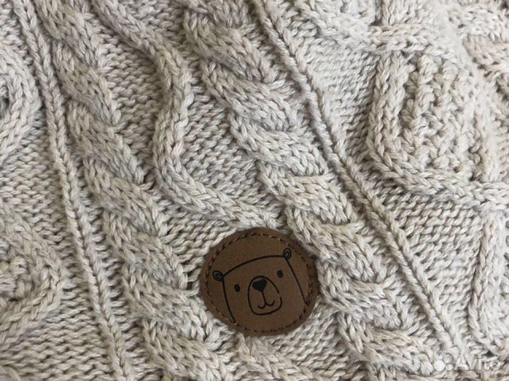 Комплект шапка и варежки hm