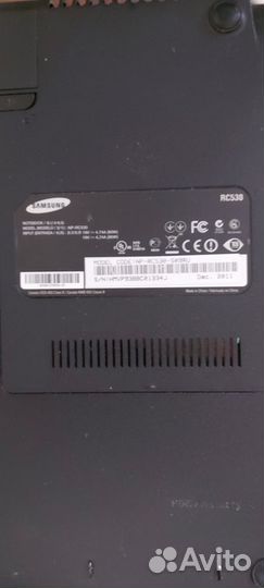 Ноутбук samsung r530