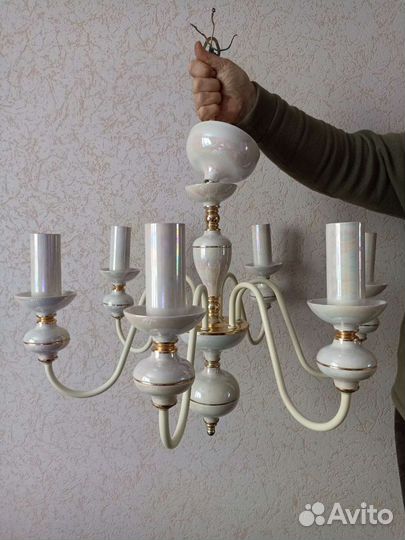 Люстра фарфоровая