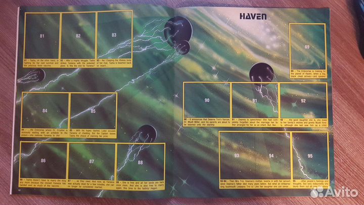 Пустой альбом для наклеек panini Звездный Путь