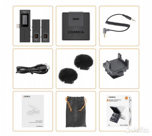Радиосистема CoMica VDLive10 Mi Чёрная
