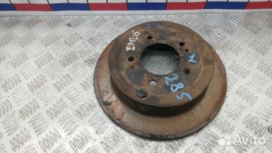 Диск тормозной задний hyundai santa FE 1 (ZML06L90