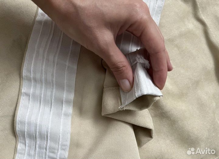 Комплект штор (портьеры) 2 шт канвас