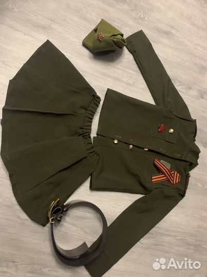 Военный костюм для девочки