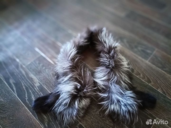 Меховой воротник песец