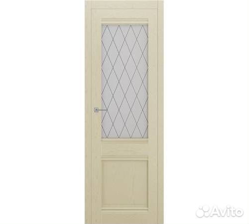 Дверь межкомнатная Квадро А Остекленная