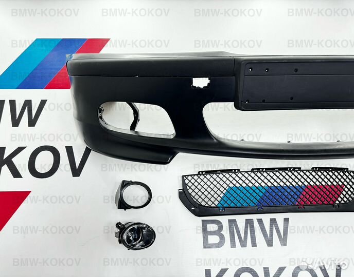 Передний бампер Мтех в сборе для BMW E46 е46