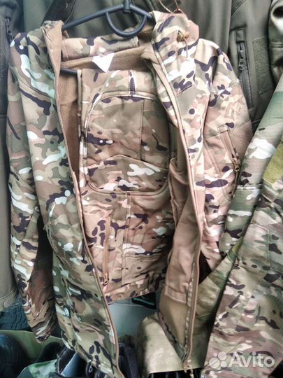 Костюм softshell софтшелл олива мох мультикам