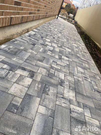Тротуарная плитка Брусчатка. Доставка, разгрузка