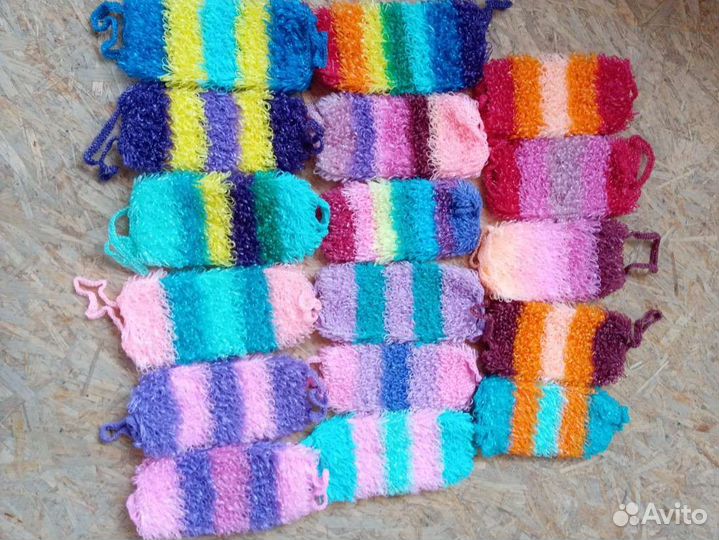 Мочалка ручной работы. Хорошо для подарка на нг)