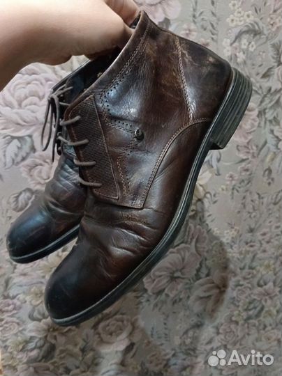 Ботинки на флисе р 44