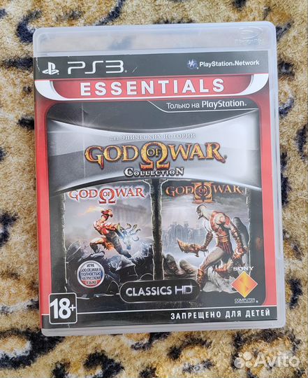 Игра для приставок ps3 GOD OF WAR collection