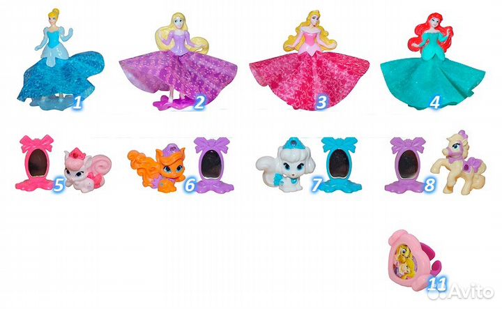 Киндер (Kinder Surprise). Принцессы и питомцы