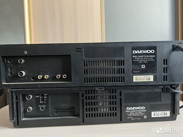 Видеомагнитофоны Daewoo