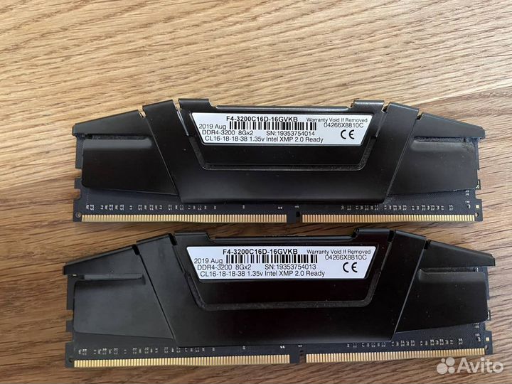 G.skill ripjaw 3200 ddr4 2x8 gb