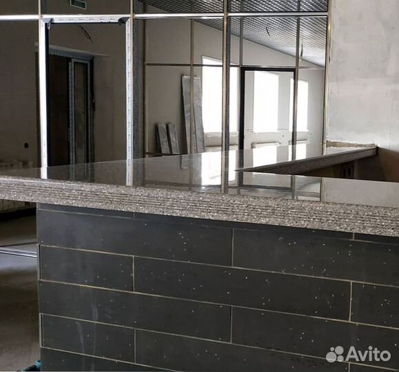 Ресепшен и стойки барные из искуственного камня