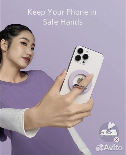 Попсокет держатель для телефона iPhone, Anker 610