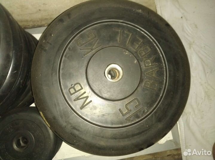 Грифы и блины 320 кг