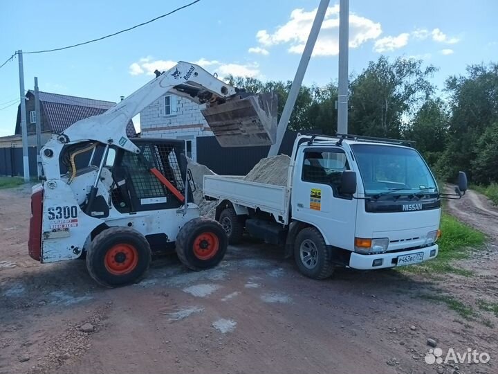 Аренда, Услуги минипогрузчика Bobcat s300