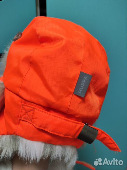 Шапка ушанка Huppa детская зимняя на 1 год теплая