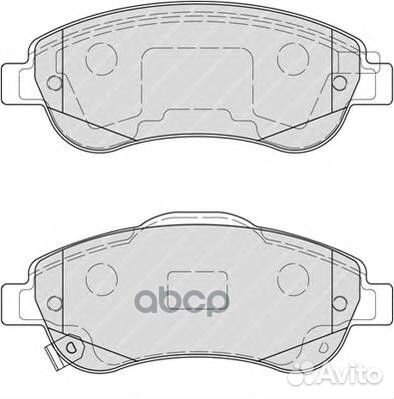 Колодки тормозные, передние FDB4228 Ferodo