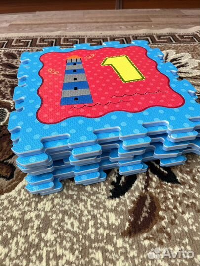 Коврик-пазл Яигрушка «Океан и цифры»