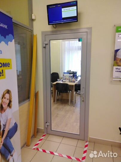 Дверь алюминиевые