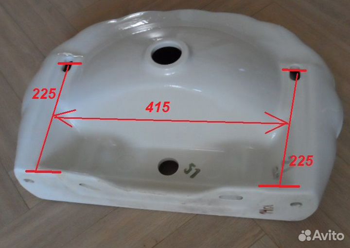 Раковина для ванной ромашка (ракушка)