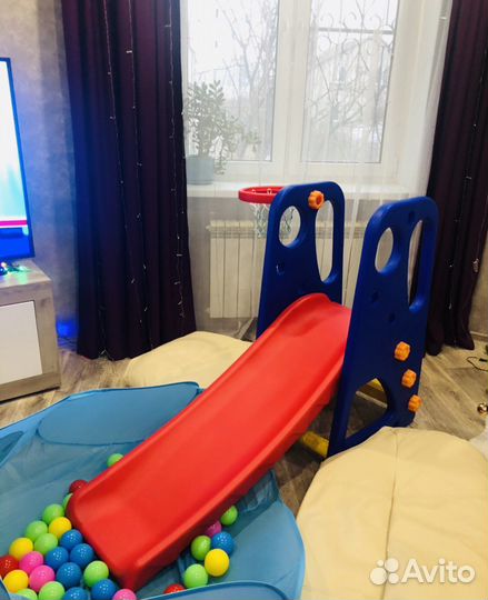 Детская горка пластиковая