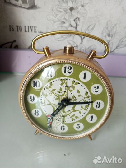 Часы будильник СССР